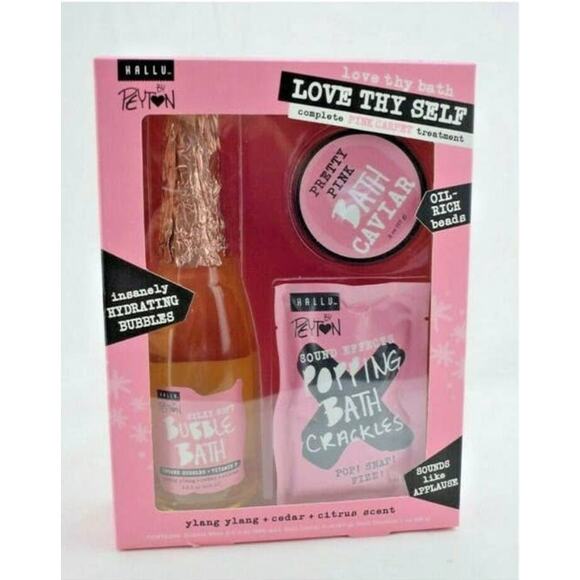 Hallu by Peyton "Love Thy Self" Bubble Bath Gift Set - Picture 1 of 6